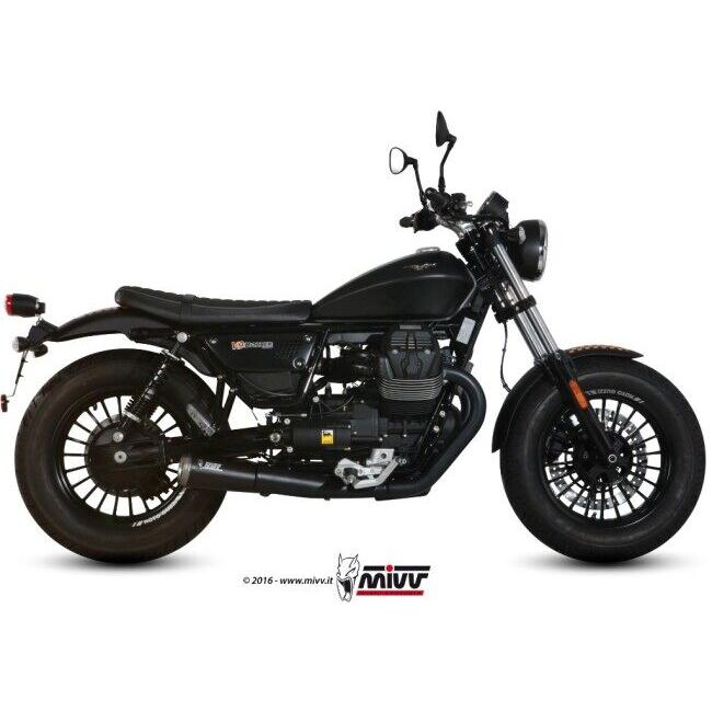 MIVV ミヴ GHIBLI BLACK スリップオンマフラー V9 BOBBER ROAMER