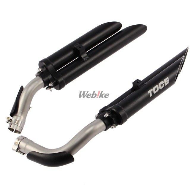TOCE トゥース T-Slash スリップオンマフラー Finish type(Midpipe