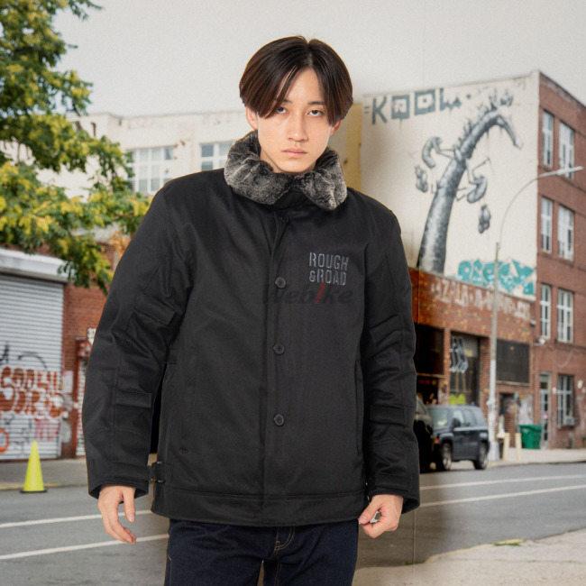 ラフ＆ロード ROUGH＆ROAD N-1RボアウインタージャケットFP サイズ：M