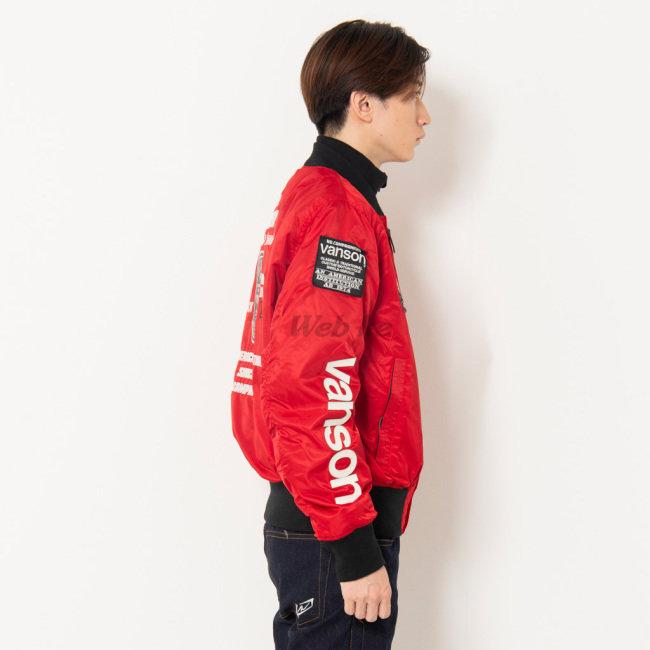 VANSON（バンソン） MA-1ジャケット サイズ：L オールシーズン