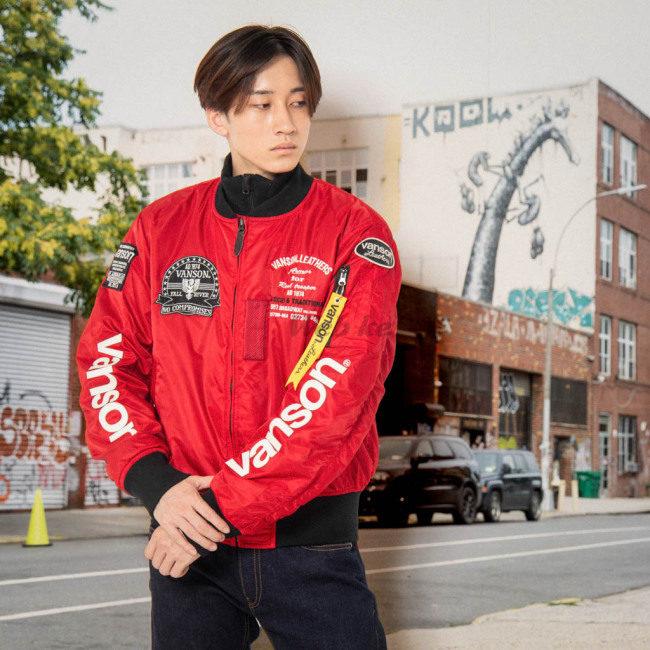 VANSON（バンソン） MA-1ジャケット サイズ：L オールシーズン