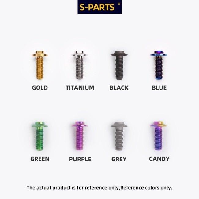 S-PARTS エスパーツ スクリーン用チタンボルトセット カラー：ゴールド