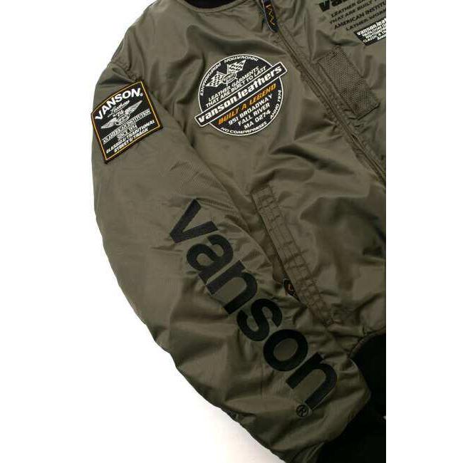 VANSON バンソン MA-1 JACKET サイズ：L ウインタージャケット