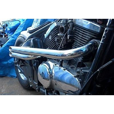 部品屋K&W ショットガンマフラー バルカンクラシック400 バルカン400