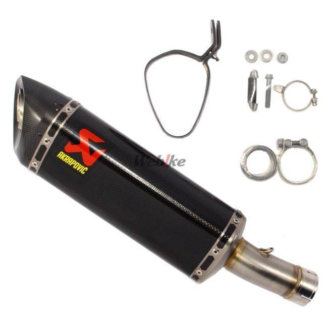 AKRAPOVIC（アクラポビッチ） スリップオンマフラー カーボン NINJA250
