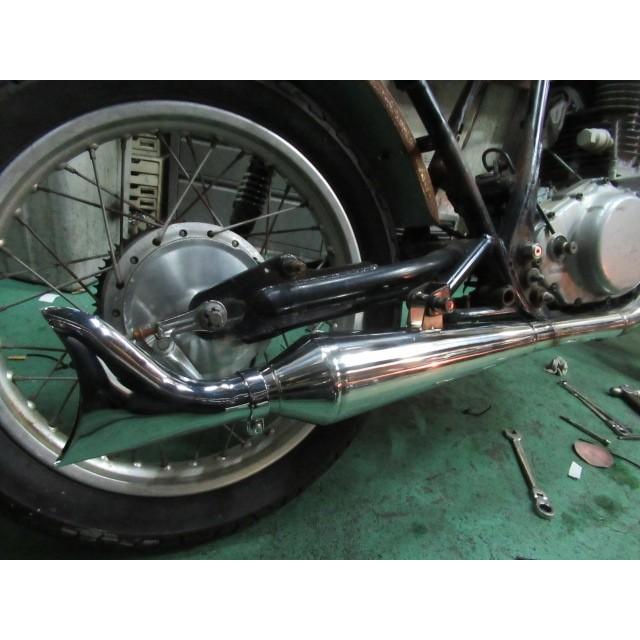 2%er（ツーパーセンター） メガホンフィッシュテールマフラー SR500