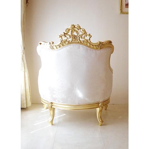 輸入 オーダー家具 ロココ調ソファ ヴィクトリアンスタイル 1シーター