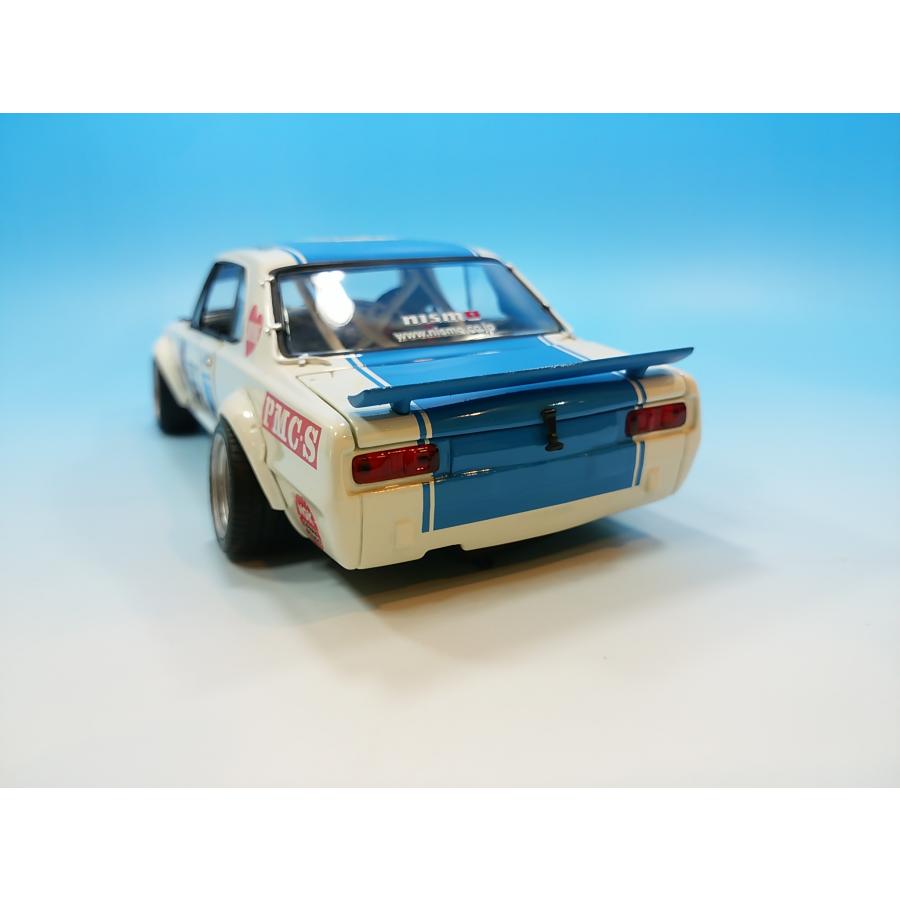 京商 1/18 日産 スカイライン 2000 GT-R ハコスカ レーシング ブルー