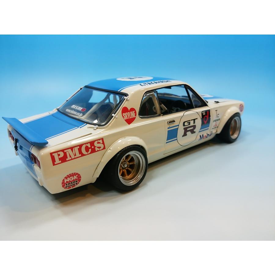 京商 1/18 日産 スカイライン 2000 GT-R ハコスカ レーシング ブルー