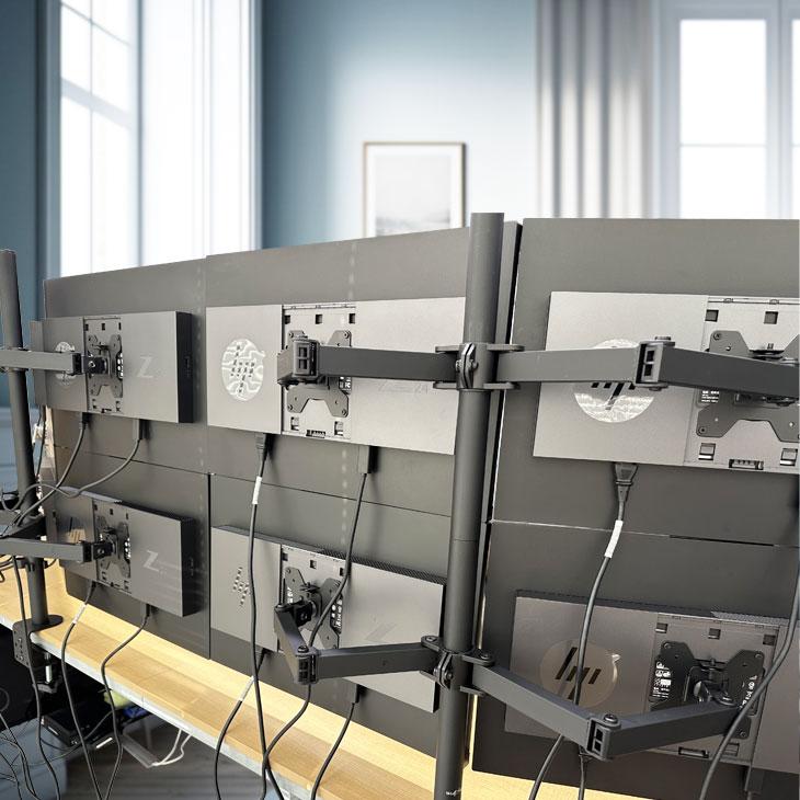 ProDesk トレーディングPC FX 株 デイトレ 仮想通貨 8画面マルチモニタ