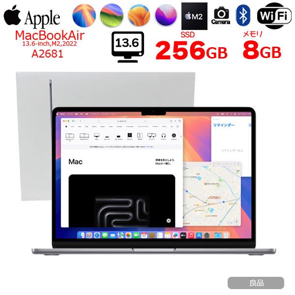 MacBook Air Apple 13.6inch MLXW3J/A A2681 2022 選べるOS TouchID