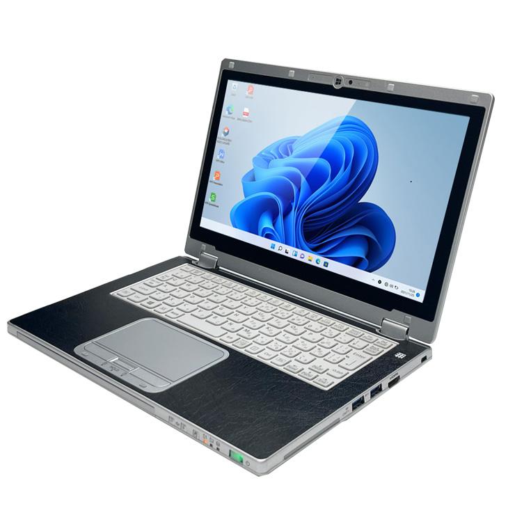 Let's note Panasonic CF-AX3 社長ブラック タッチパネル 回転して