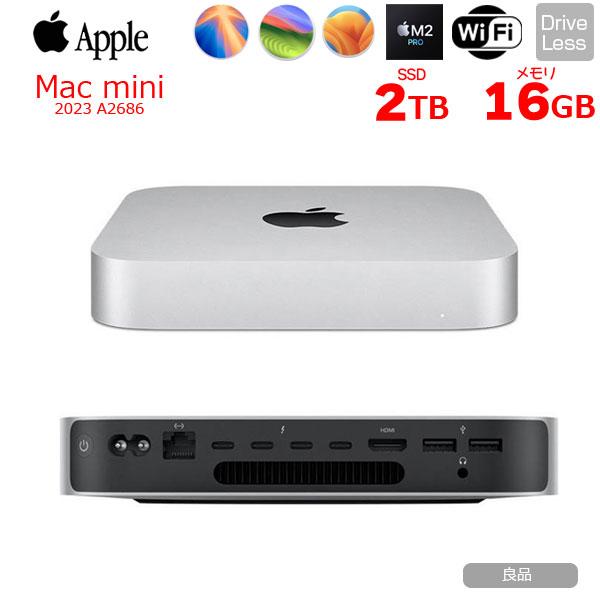 Mac mini Apple MNH73J/A A2686 M2 Pro 2023 小型デスク 選べるOS