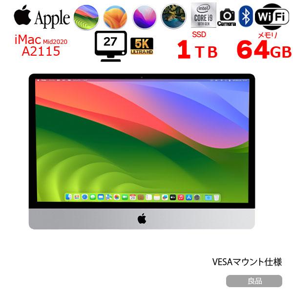 iMac（Apple） Apple iMac 27inch MXWV2J/A A2115 5K 2020 VESA