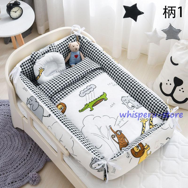 ベビー布団 ベビーベッド布団セット ベッドガード 枕付き 掛布団付き
