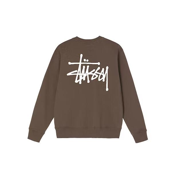 STUSSY（ステューシー） BASIC STUSSY CREW 裏起毛 フード フーディ