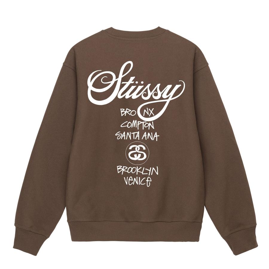STUSSY（ステューシー） STUSSY WORLD TOUR CREW ステューシー