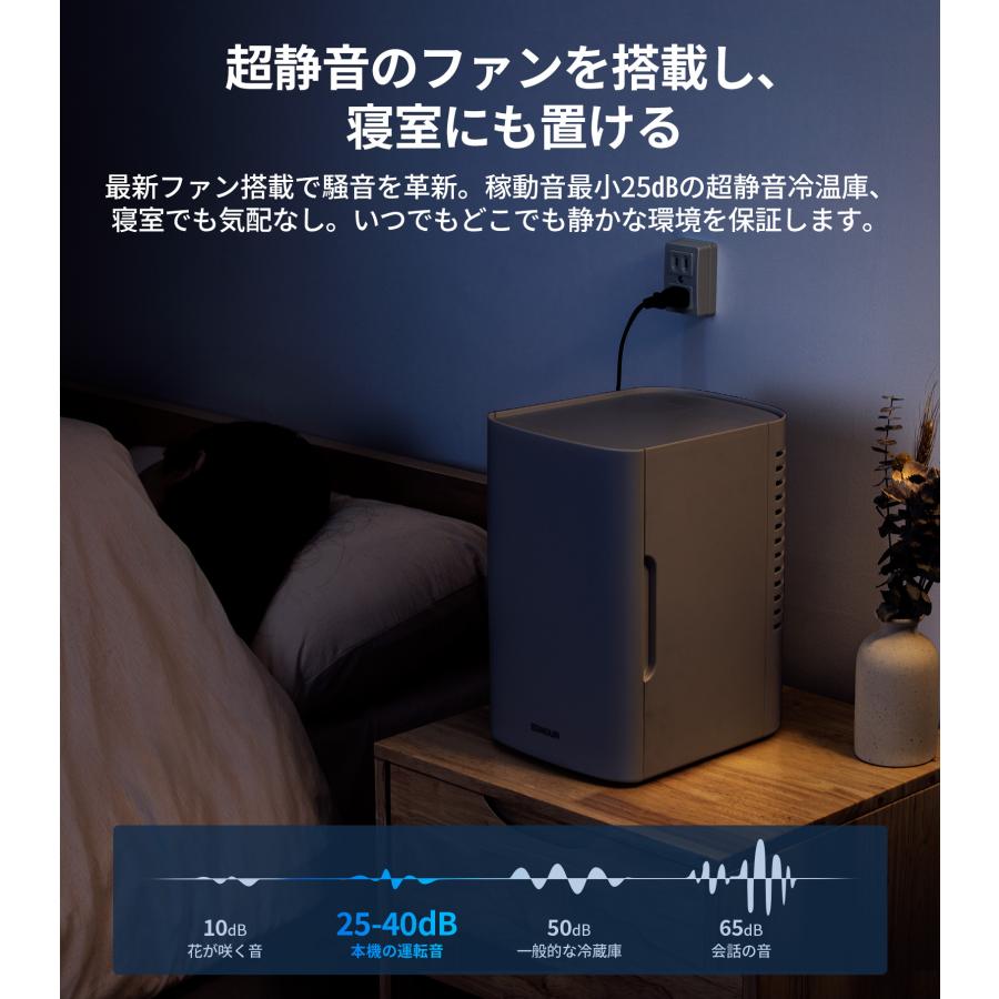 EENOUR 冷蔵庫 冷温庫 日本製冷却シート EENOUR 6L 保冷保温 ミニ