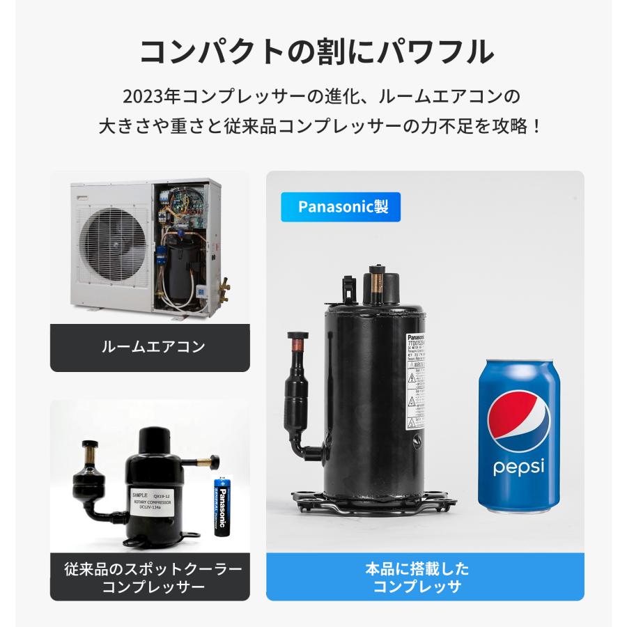EENOUR EENOUR 3.0 スポットクーラー 除湿機 1.758kW/6000BTU