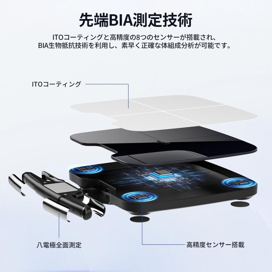 スマート体組成計 高性能!! 56項目測定 Bluetooth対応 Amazon.co.jp