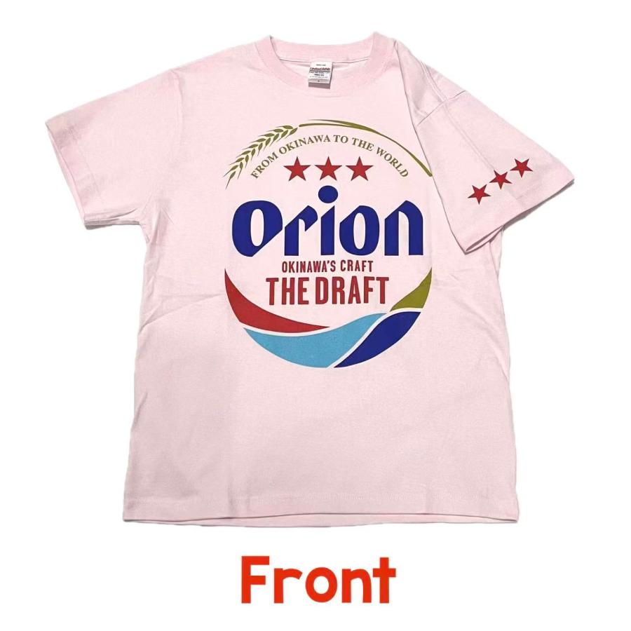 オリオン公式Tシャツ ドラフト 左腕三ツ星 ピンク 【お土産】【沖縄