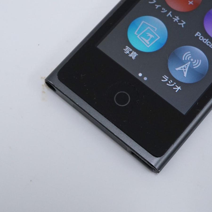 iPod nano Apple アップル 16GB USED美品 第7世代 スペースグレイ