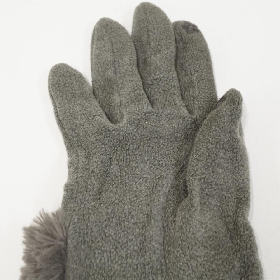 LANVIN（ランバン） 手袋 USED品 フェイクファーグローブ ブランド