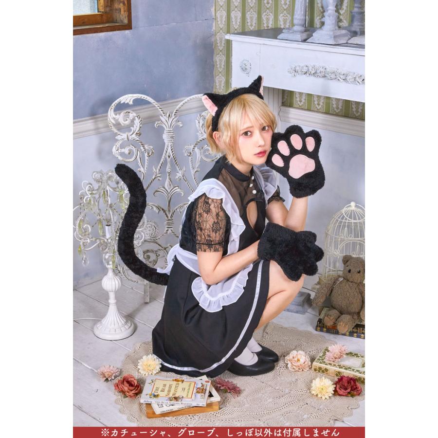 もふもふアニマルセット 黒ねこ コスプレ かわいい アニマル どうぶつ
