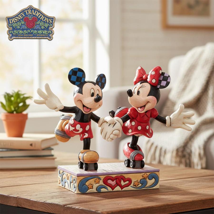 Disney（ディズニー） ミッキー&ミニー ローラースケート 14cm