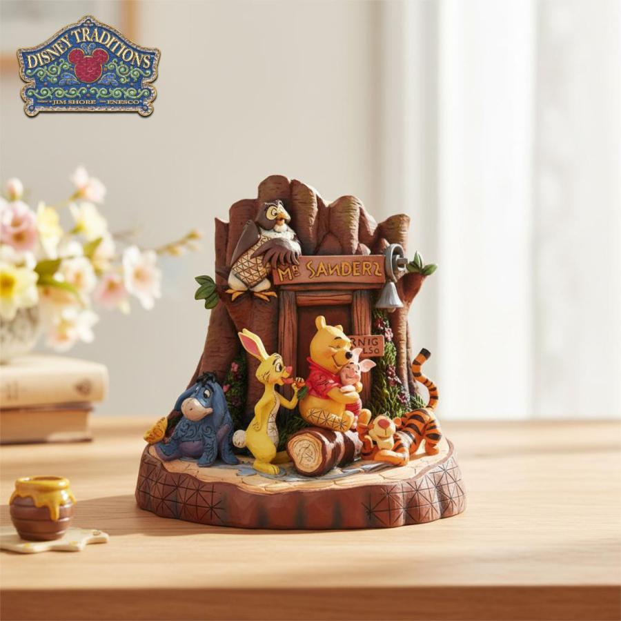 Disney（ディズニー） プーさん 心の彫刻 18.5cm くまのプーさん