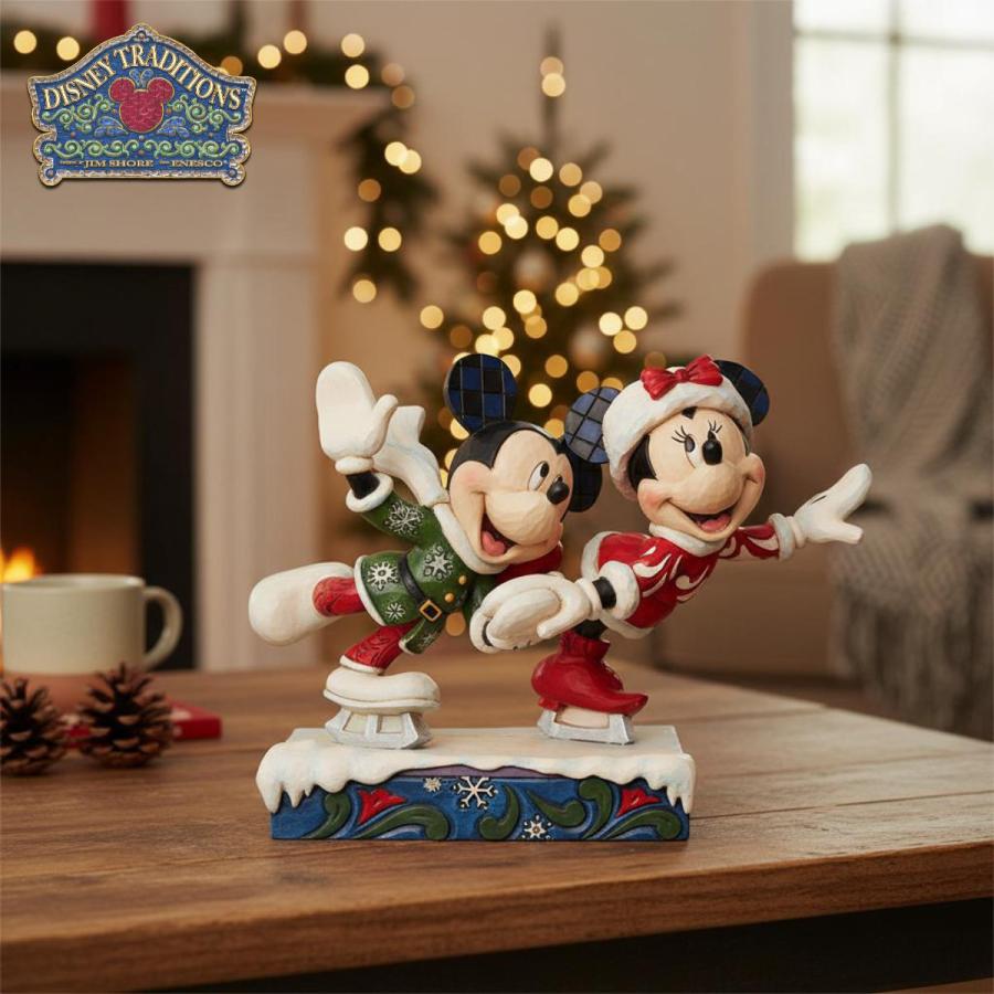 Disney（ディズニー） ミッキー ミニー アイススケート 12.7cm