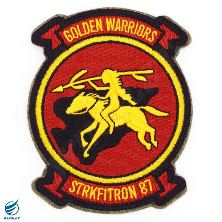 VFA-87 第87戦闘攻撃飛行隊 刺繍 ワッペン 両面 ベルクロ パッチ