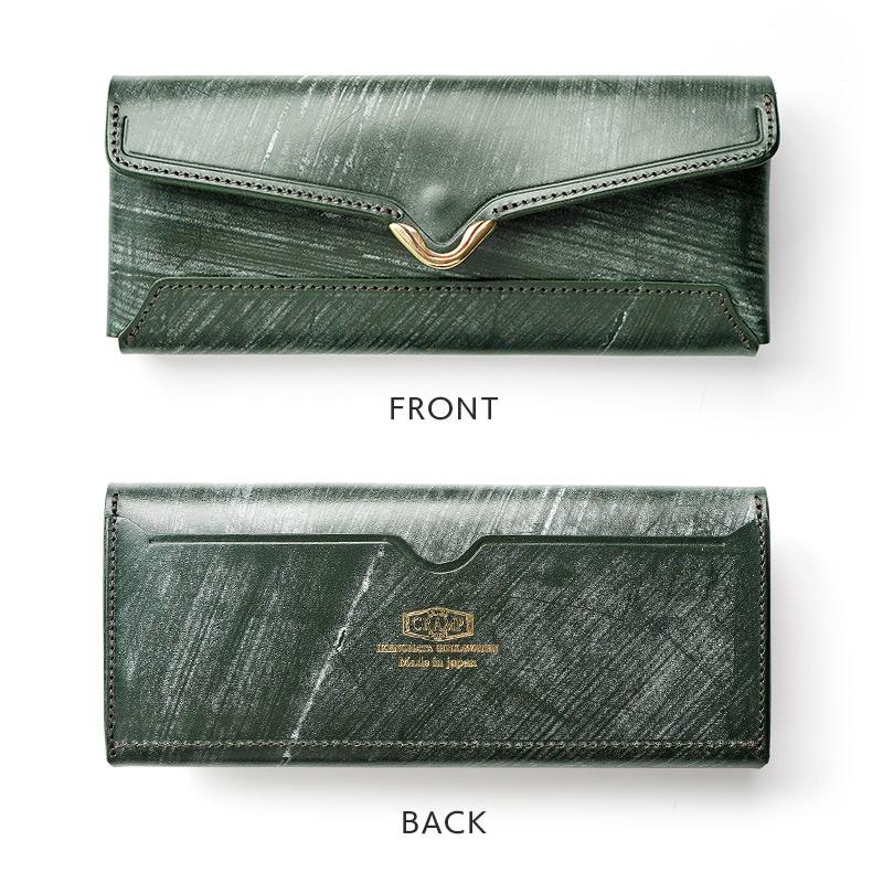 ペンケース 本革 池之端銀革店 英国製ブライドルレザー使用 フロント