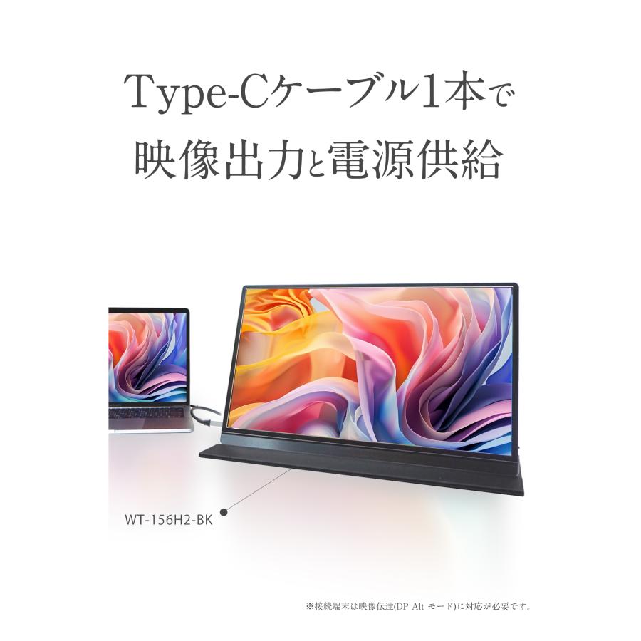 WINTEN ゲーミング モバイルモニター 15.6インチ フルHD 軽量 薄型