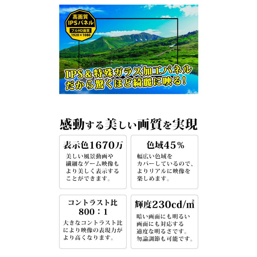 WINTEN モバイルモニター タッチ ゲーミング 15.6インチ ディスプレイ