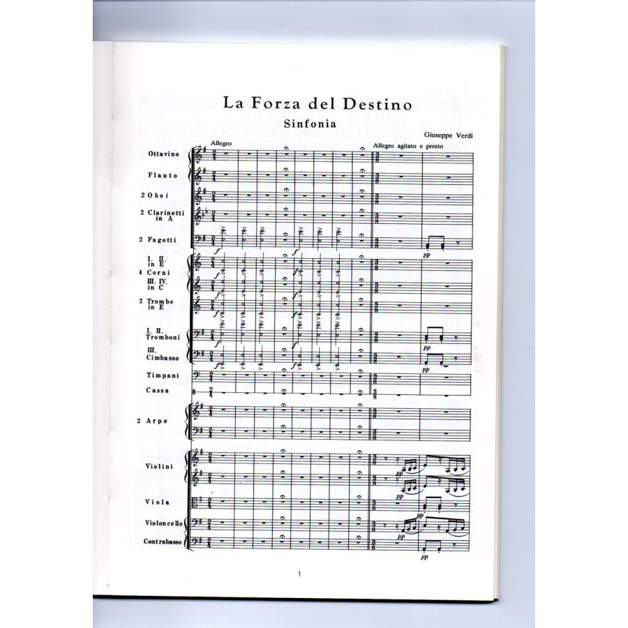 送料無料 オーケストラスコア ヴェルディ：歌劇「運命の力」序曲 日本