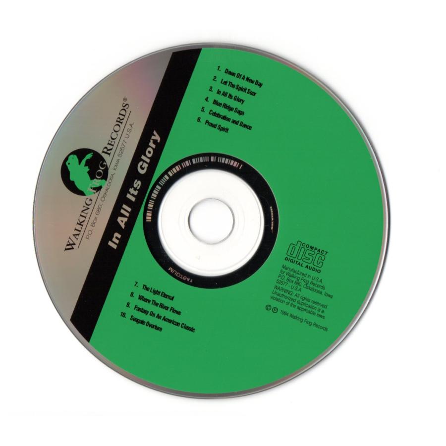 送料無料 吹奏楽CD ジェイムズ・スウェアリンジェン作品集:栄光の