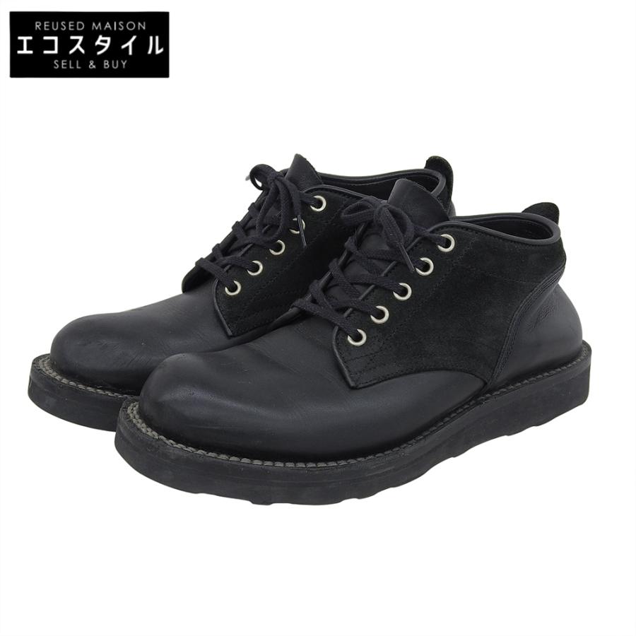 LONE WOLF ロンウルフ スイーパーブーツ レザー×スエード シューズ