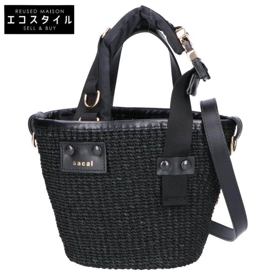 sacai（サカイ） 美品/ マルシェ ハイブリッド 2WAYショルダー かご