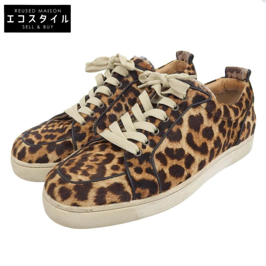 Christian Louboutin（クリスチャンルブタン） 美品 レオパード ハラコ