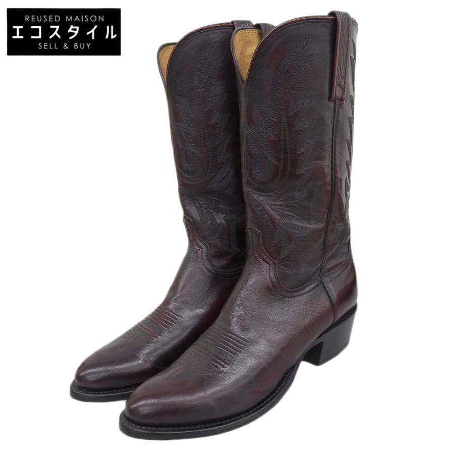 新品同様 Lucchese ルケーシー ローンスター カーフ ウエスタンブーツ