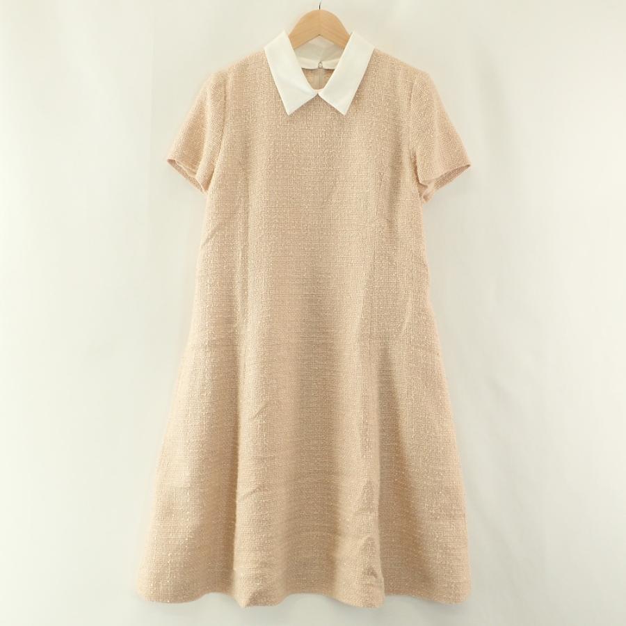 FOXEY（フォクシー） 美品/ 41449 Jessicaジェシカ ツイード 白襟 半袖