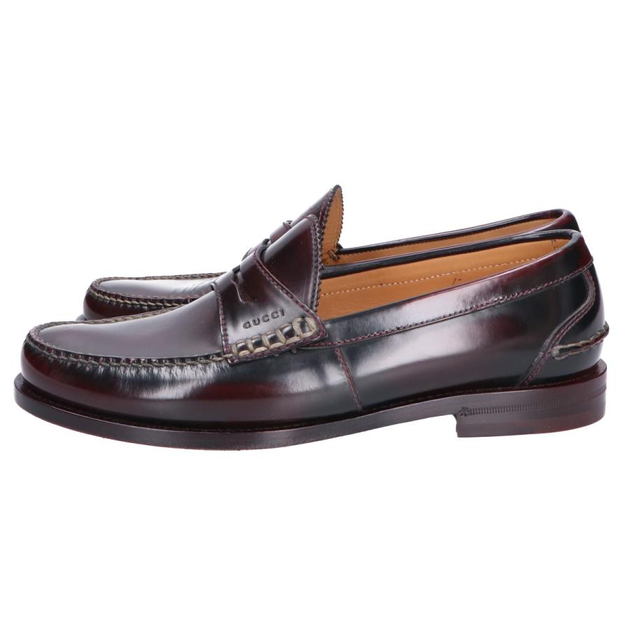 GUCCI（グッチ） 美品 368442 コインローファー シューズ 8 1/2