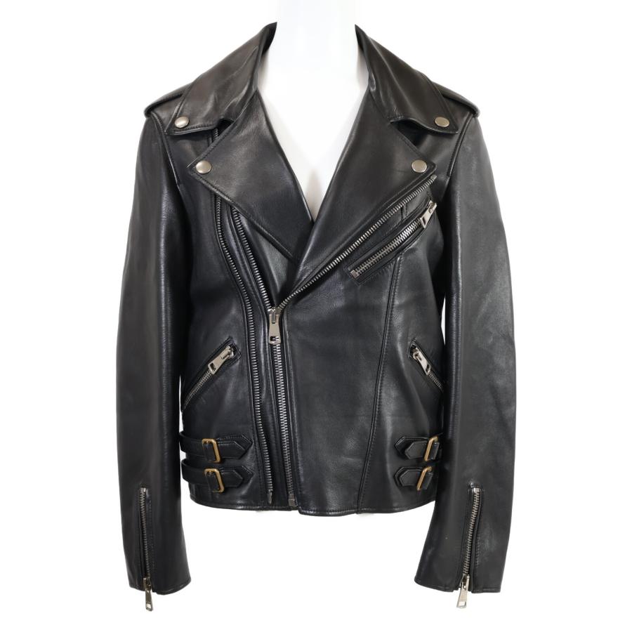 GUCCI（グッチ） 美品/国内正規 629189 ラムレザー ダブルライダース