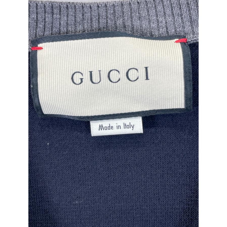 GUCCI（グッチ） 431750 X1311 Dネイビー Bee ニットベスト ネイビー S