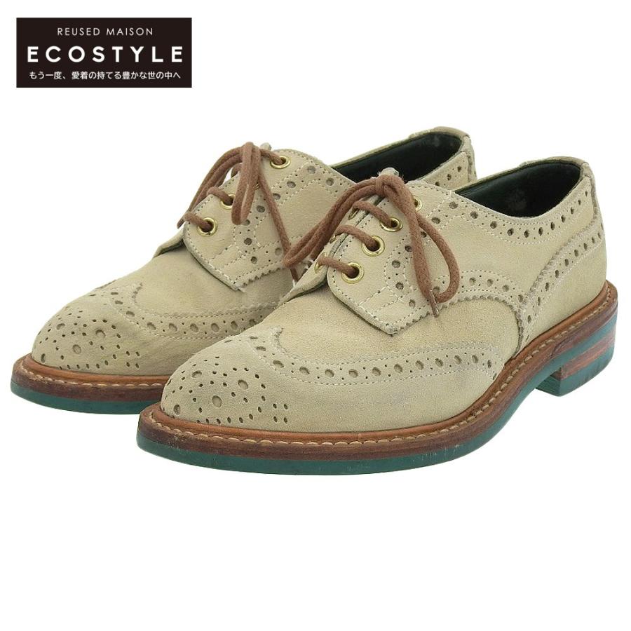 Tricker's（トリッカーズ） 美品 スエード ウイングチップ シューズ