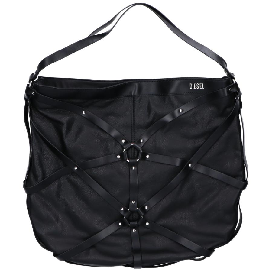DIESEL（ディーゼル） 美品 ハーネスデザイン レザー ショルダーバッグ