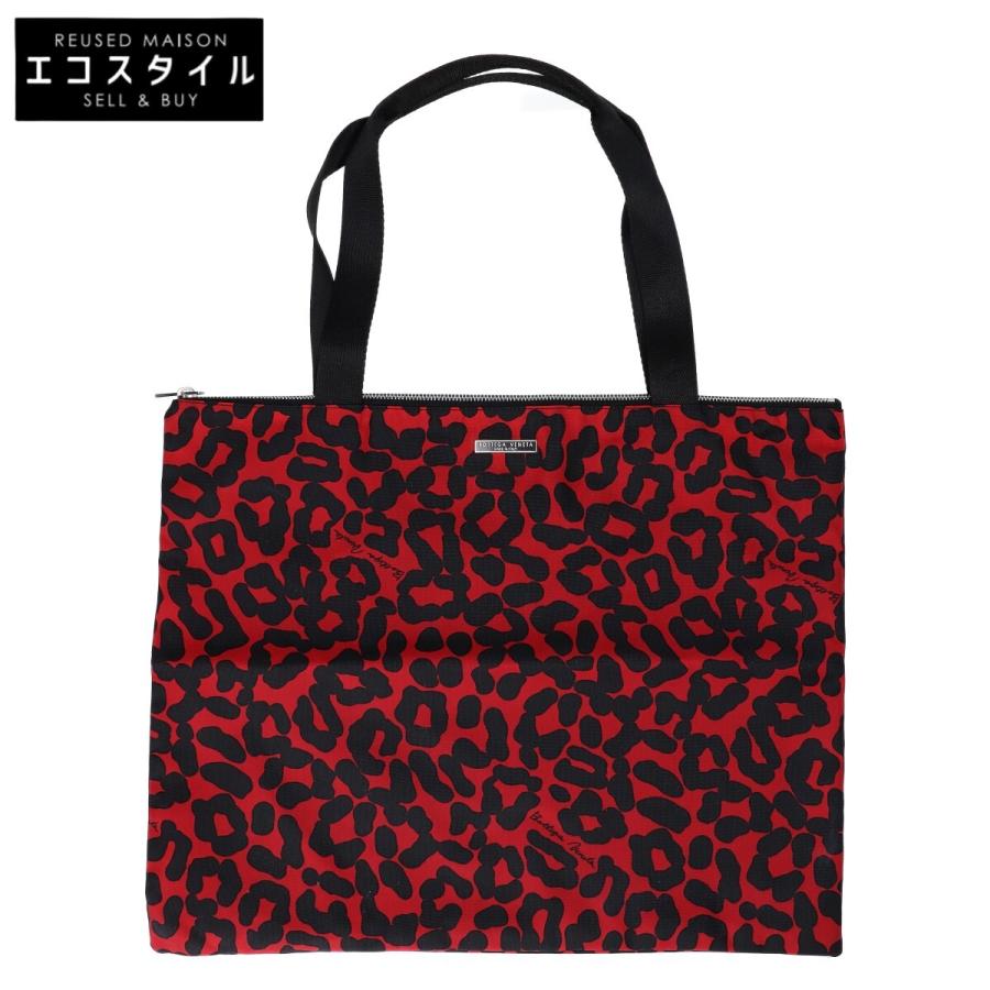 BOTTEGA VENETA ボッテガヴェネタ レオパード柄 ナイロン トートバッグ
