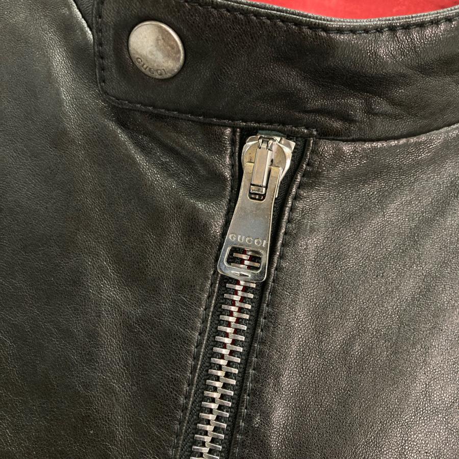 GUCCI（グッチ） ミケーレ期 264857 XN571 ブラック ラムレザー