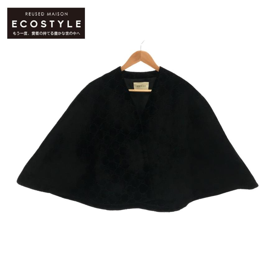 GUCCI（グッチ） 美品/国内正規/ 555210 GG ベルベット ケープ